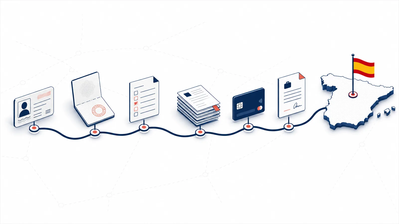 The administrative route map for moving to Spain: visa route, NIE, arrival paperwork, taxes